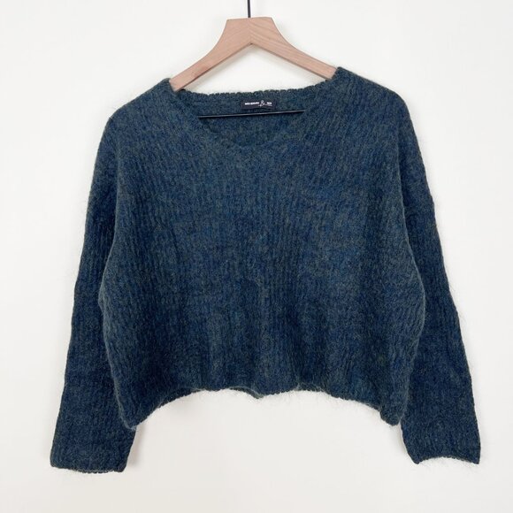 Mes Soeurs Et Moi Merino Wool Mohair Knit Sweater Cropped French Parisian Crop - Picture 2 of 10